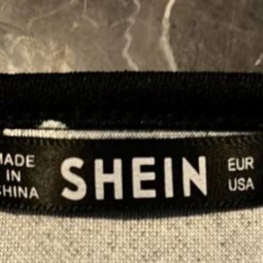 SHEIN black & white Polka Dot button down Top LARGE - Picture 3 of 6